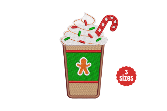 Gingerbread Christmas Drink Embroidery Review