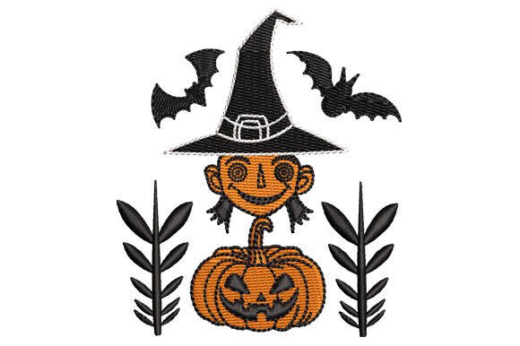 Halloween Ghost with Hat and Bat Embroidery Review