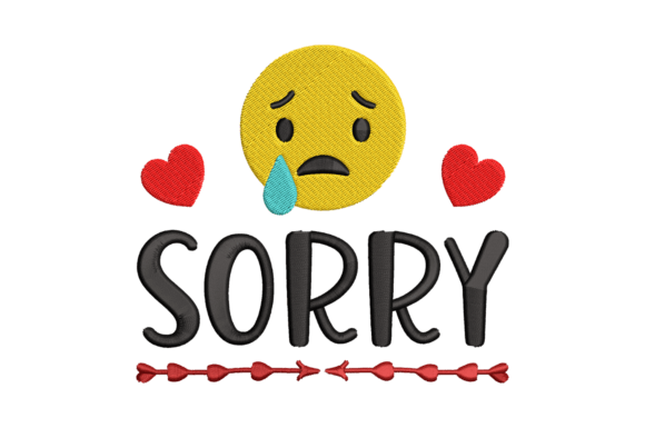 Sorry Embroidery Design Review for Personalized Gifts